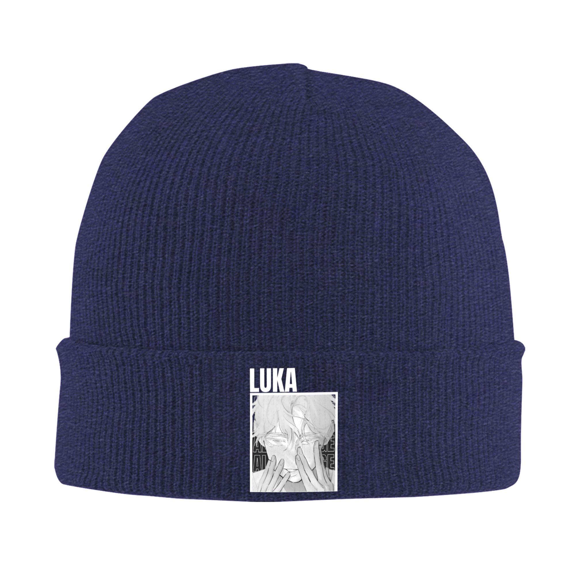 

Luka Alien stage Anime Manga Beanie Hats Knit Hat Female Male Vintage Warm Soft Caps Winter Kpop Design Bonnet Hats One Size