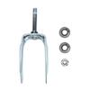 Steel Wheelchair Fork 6/7 Inch Wear-resistant Front Wheel Bracket With Bearing Wheelchair Front Wheel Support
