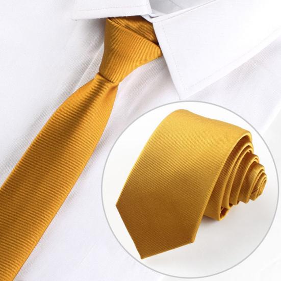 Men Suit Tie Narrow Design Solid Color Formal Suit Tie Business Banquets Weddings Suit Tie Outfit Accessory