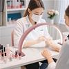 Rainbow Shaped Nail Work Lamp Beauty Work Desk Lamp White/Pink LED Nail Lamp Office Fill Light USB Plug Beauty Salon Work Light