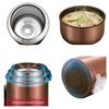 Portable Large Capacity Stainless Steel Thermos Pot: Insulated Stewing Kettle and Lunch Box for Office Women