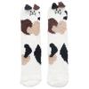 Plush Coral Fleece Long Socks For Adults Comfortable Indoor Wear Thickened Fabric Cold Weather Foot Warmers