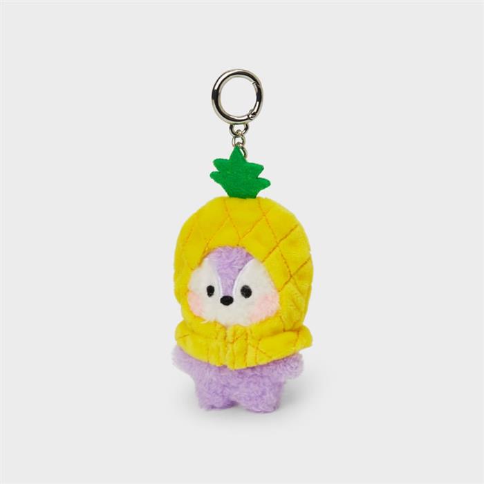 LINE FRIENDS BT21 MANG Mini Minini Pineapple Fruit Plush Keychain