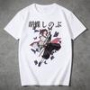 Anime Shinobu Kocho Character Japanese Unisexga TShirt Butterfly Samurai Design Shirt 2026 New Cotton Summer Unisex and Women Tshirt