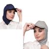 Comfortable Shawl Baseball Hat And Scarf Set Hijab Designed For Everyday Wear Headscarf
