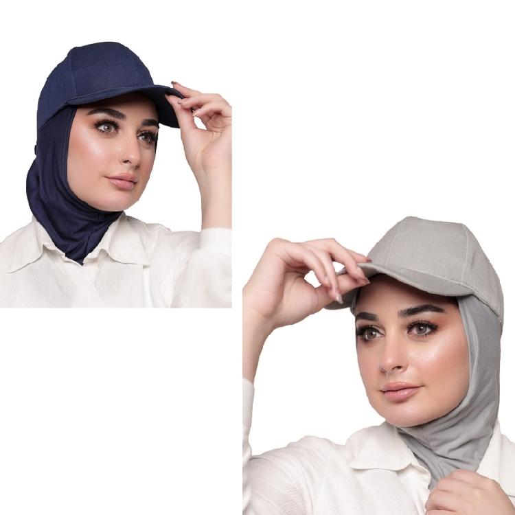 Comfortable Shawl Baseball Hat And Scarf Set Hijab Designed For Everyday Wear Headscarf