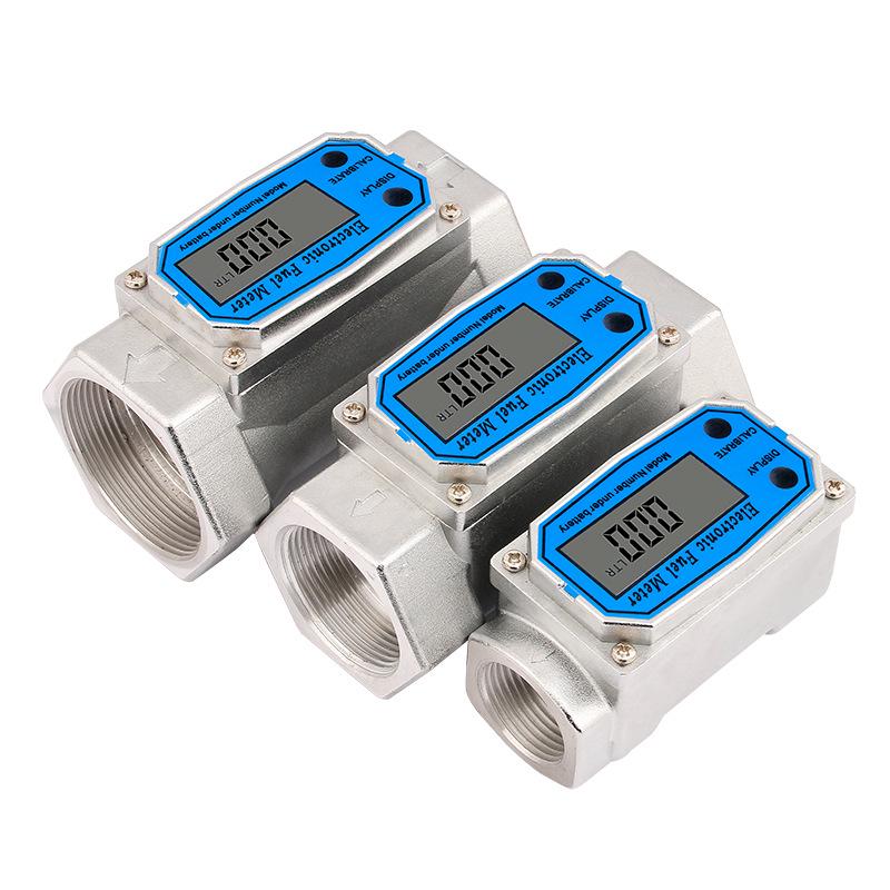 Aluminum Alloy Digital Flow Meter for Methanol, Diesel, Gasoline, Kerosene, Chemical Water – K24 Electronic Liquid Turbine Meter