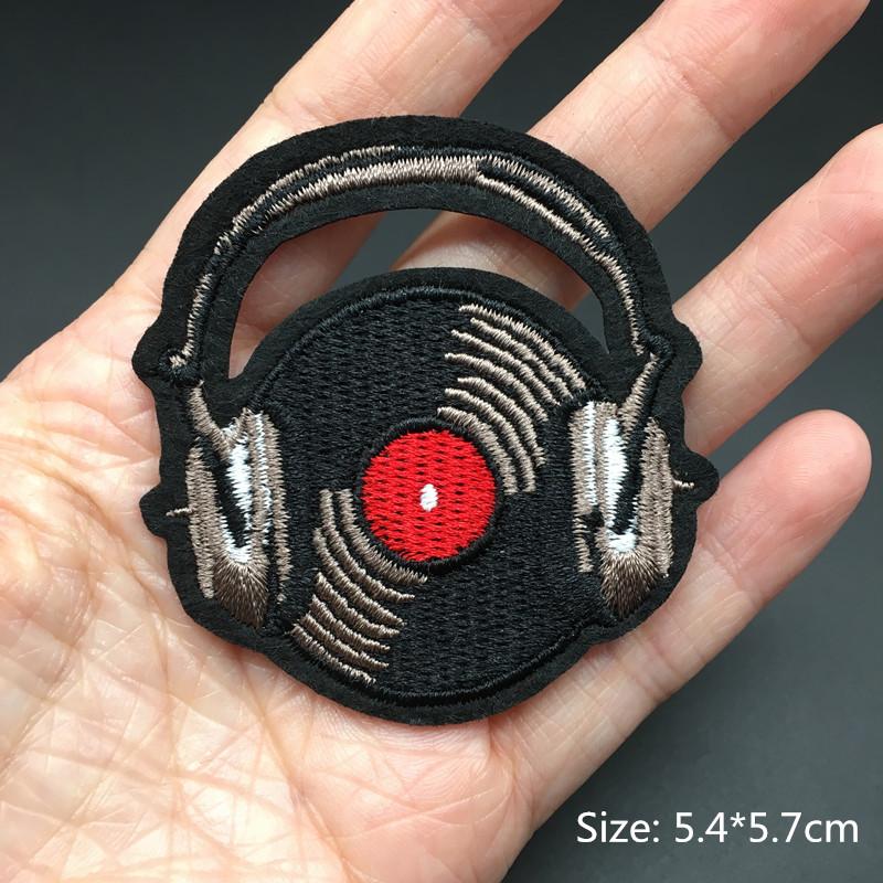Punk Bestickte Aufnäher Für Kleidung Aufbügelbare Patches Applikationen Diy Anime Kleidung Thermoklebende Aufkleber