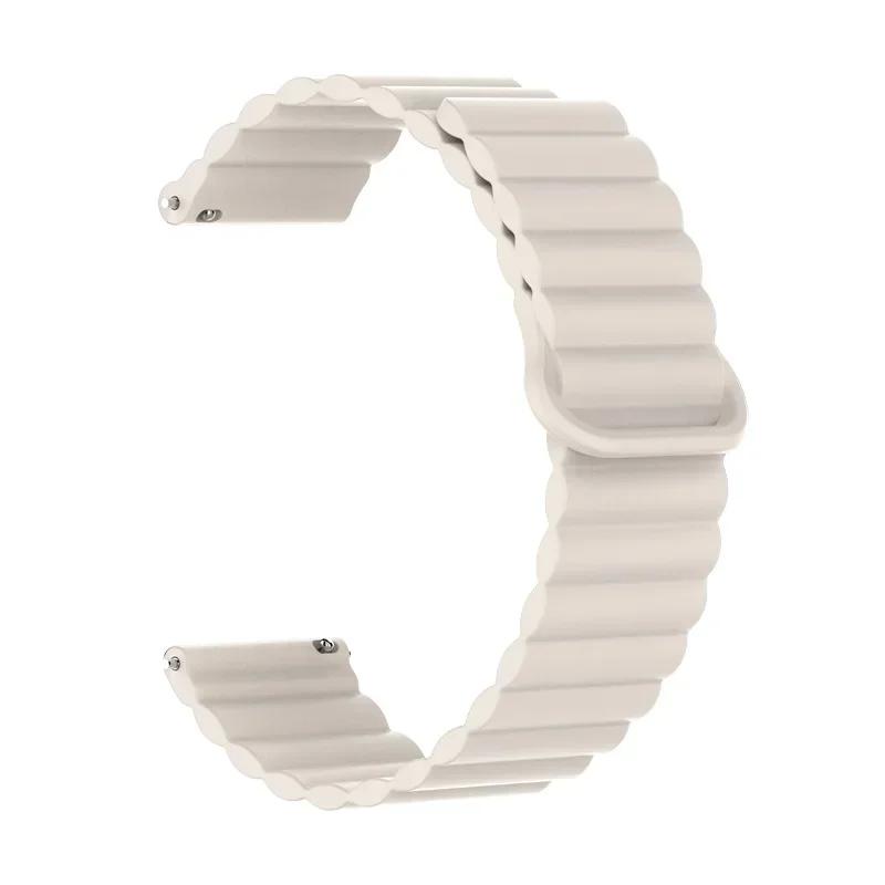 20mm 22mm Magnetic Loop band For Amazfit GTS4/2/3/3pro/GTS2 Mini/GTR 4 42mm/47mm/GTR2/2e/stratos belt bracelet Amazfit bip strap