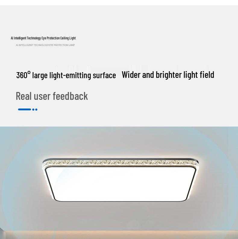 Modern Minimalist LED Ceiling Light for Bedroom, Living Room, Bathroom, or Balcony