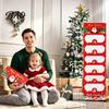 Holiday Greeting Card Holder Christmas Cash Gift Envelopes, 6 Slots Foldable Money Holder, DIY Booklet for Xmas Parties, Family Gatherings Party