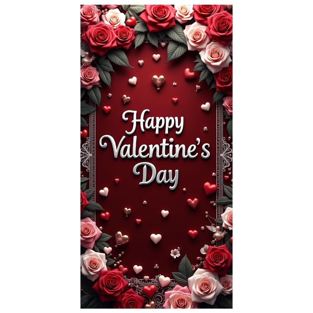 Romantischer Feiertagshintergrund Herdesign Veranstaltungsdekoration für Hochzeiten Fotoshootings Partys