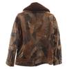 HYSTERIC LEATHER Mouton Collar Patchwork Leather Jacket Hysteric Glamor Women Used