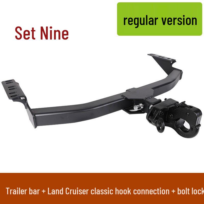 Rear Tow Hook for Modified Toyota Prado FJ - Compatible with Towing Bar and Frame Pull applications.