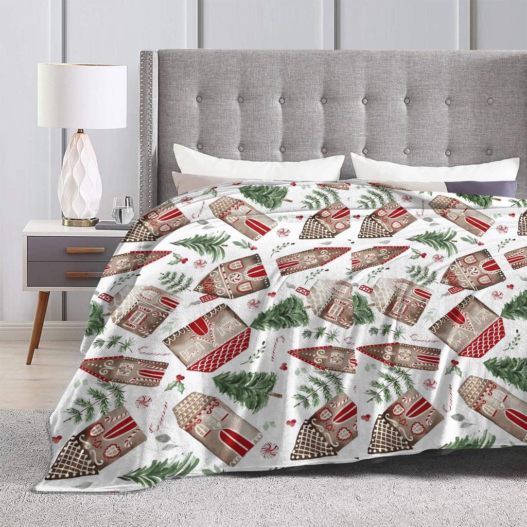 Cardinals and Berries Warm Soft Blanket Camping Plush Bedding Throws Novelty Outdoor Flannel Bedspread Sofa Bed Cover