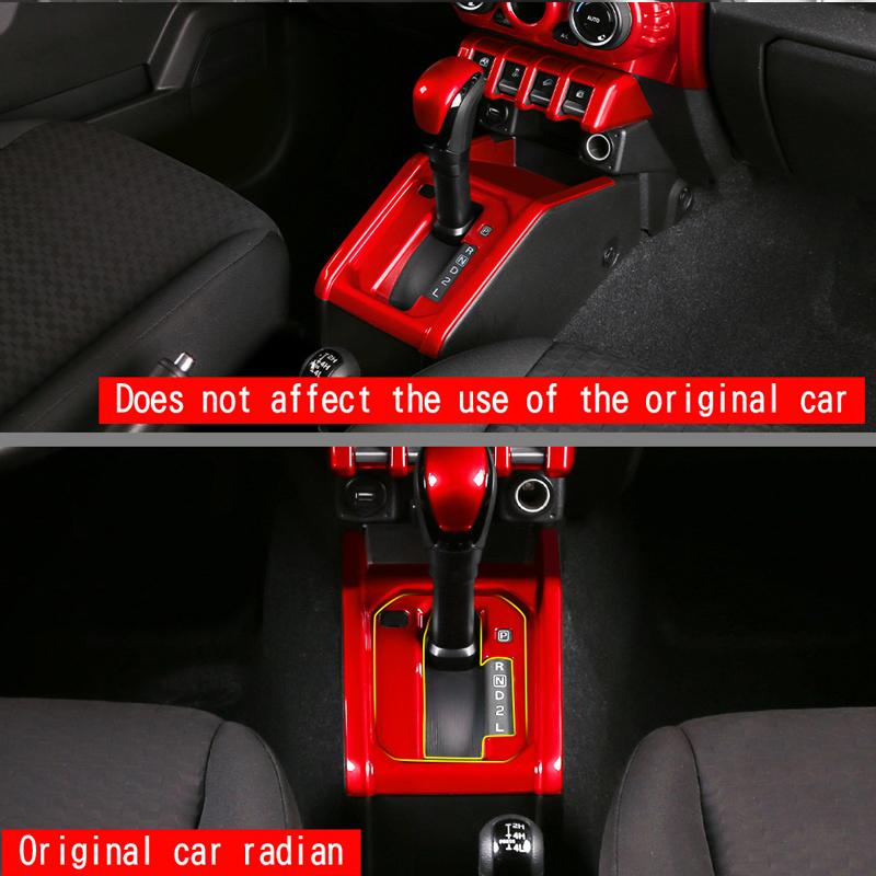 LHD RHD FOR SUZUKI Jimny Nomade 5/SIERRA 3 2025 2026 ABS black center control gear shift panle Interior Decoration accessories