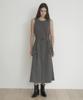 Mosyupamosyu Strap Out-Pocket Dress [Charcoal]
