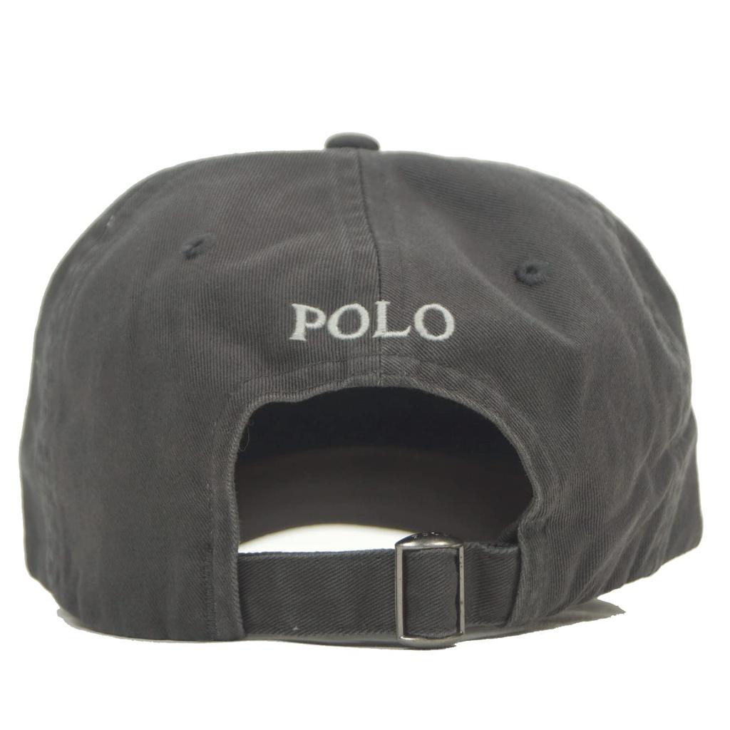 [Polo Ralph Lauren] Men's 6 Panel One Point Pony Cap, Charcoal Gray (ONE SIZE) [Used]