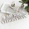 Elk Design Christmas English Letter Pendant Handicraft Christmas Tree Pendant  Bar