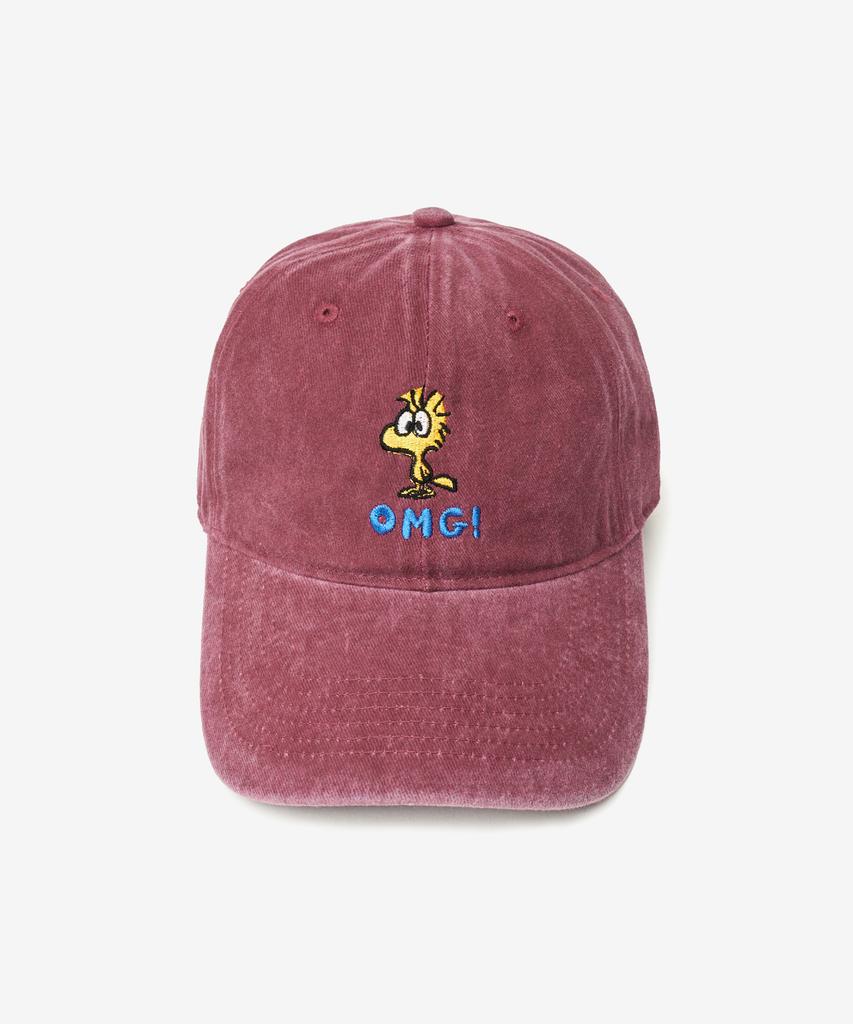 VTWO Woodstock Stone Washed Ball Cap (Burgundy)