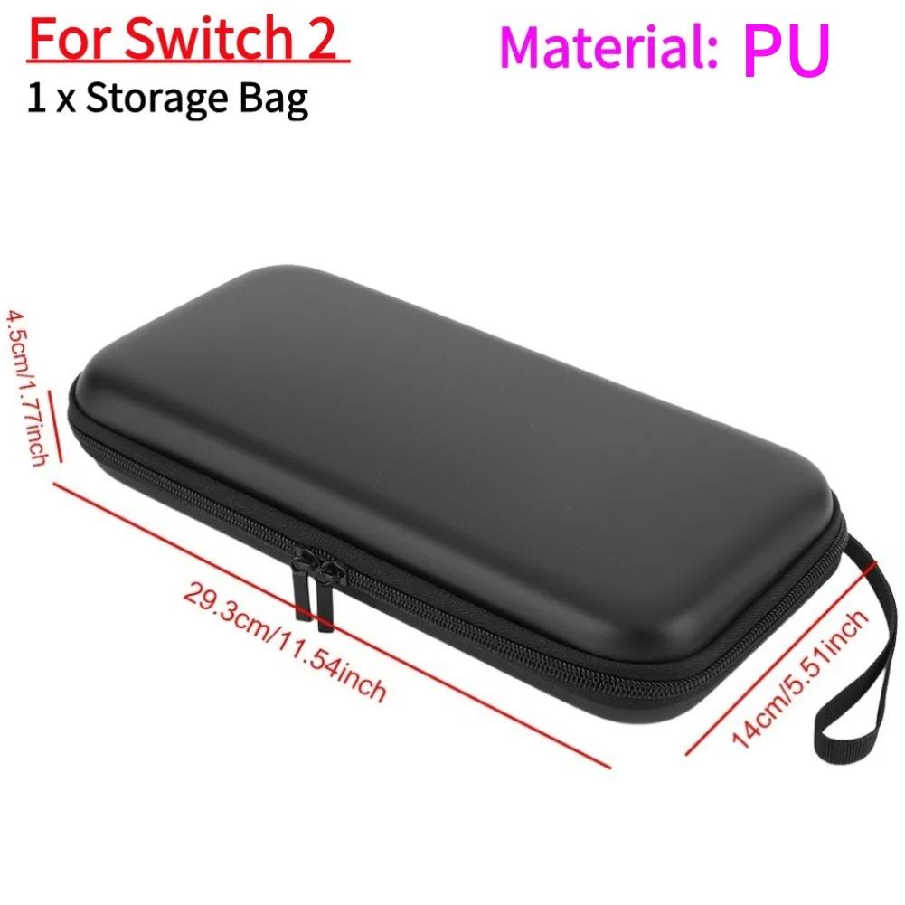 EVA Carrying Case with 8-Bit Game Cartridge Storage Box Portable Storage Bag Protective Travel Bag for Switch 2 NS2 Game Console