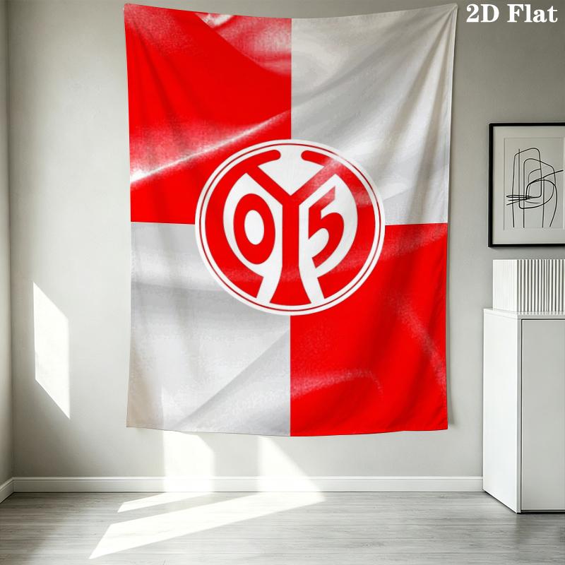 FSV Mainz 05 Wall Tapestry Aesthetic Wall Hanging Printed Fabric Blanket Decorative Tapestries for Bedroom Living Room Home Decor
