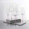 Zhuchuang Jingpin Red Stem Crystal Burgundy Wine Glass
