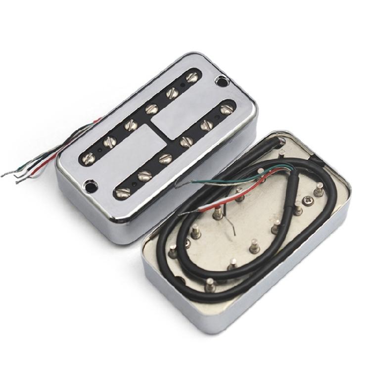 Micro de guitare électrique professionnel pour manche Humbucker Texture métallique Accessoires pour instruments