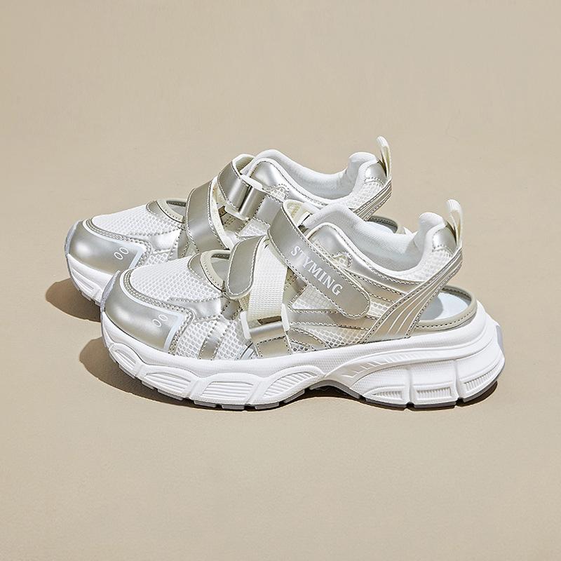 New Dad Shoes Women's Summer Student Sports Running Casual Mesh Heightened and Breathable