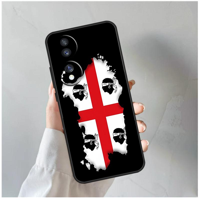 Flag of Sardinia For Honor Magic 8 Pro 6 7 Lite Case For Honor Win RT 50 70 90 200 400 X8c X8b X9a X9b X9c X9d