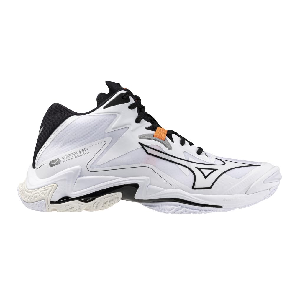 Volleyball Shoes Wave Lightning Z8 MID Club Activities Indoor Wide Lightweight Indoor Mid Cut Cm 2E [Mizuno] White/Black 27.0