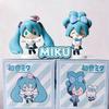 Anime Hatsune Cute Miku Cinnamoroll Figure Kawaii Q Version Pvc Model Action Figurine Desktop Decoration Collectible Toy Doll