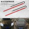 Car headlights, dynamic LED decorative light strips, turn signals, yellow flexible turn signals, car headlights, daytime running