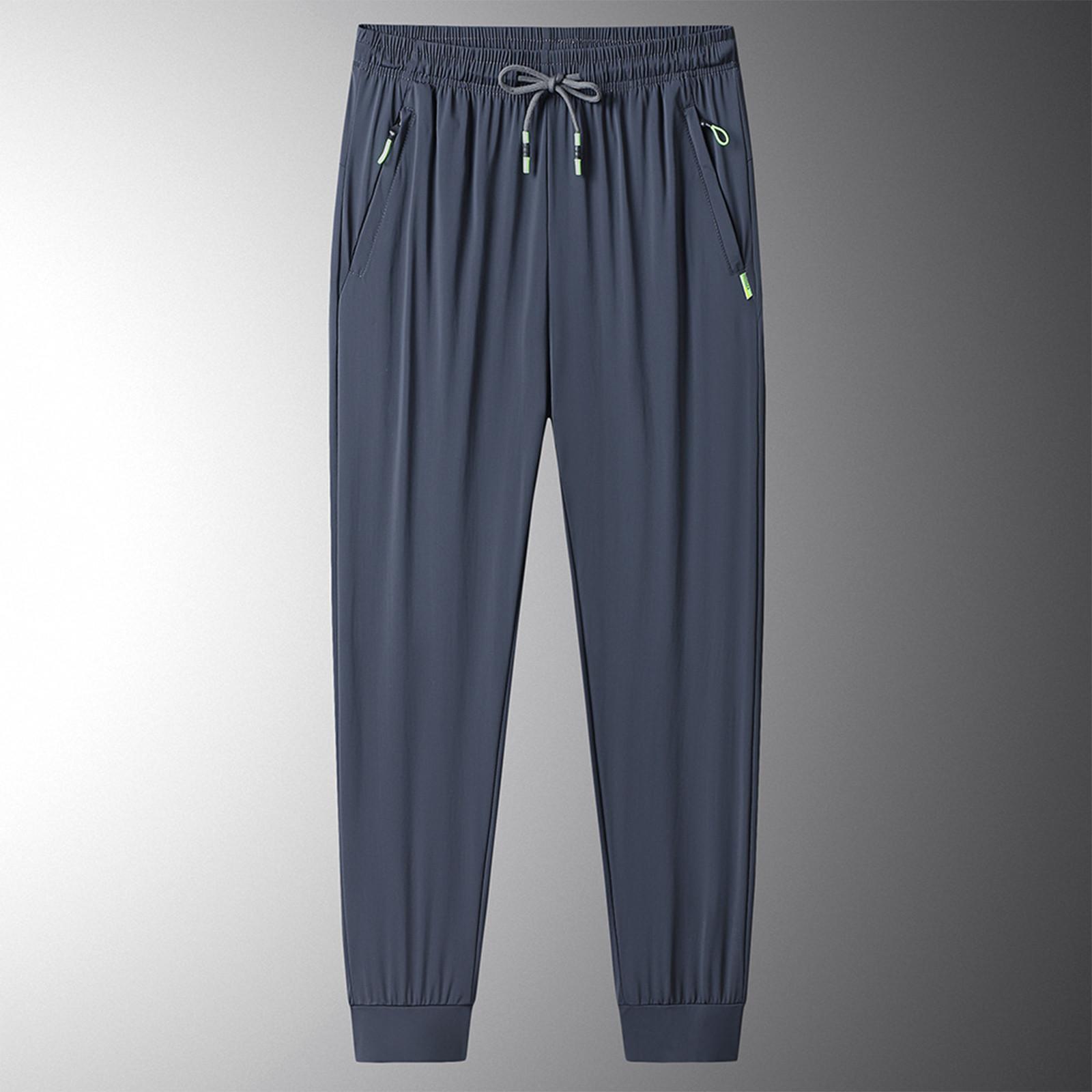 

Повседневные спортивные брюки мужские свободные длинные вставки фитнес бег тренировочные брюки XL