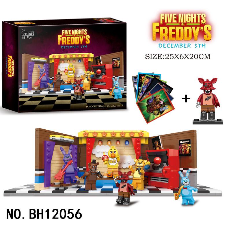 Five Nights At Freddys Toy Building Blocks Scene Set With Mini Figures For Creative Play And Collectible Collection