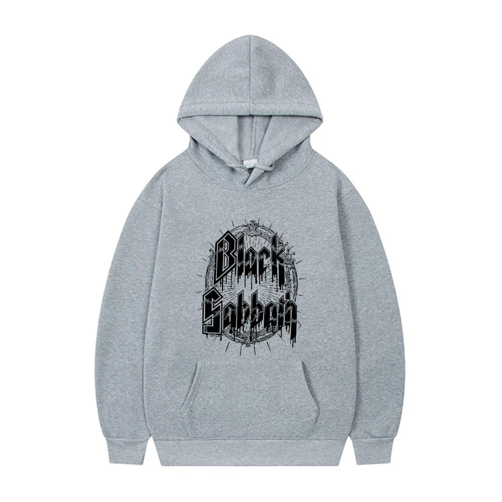 90s Heavy Metal Rock Band Black Sabbath Hoodie Ozzy Osbourne Sweatshirt Men Women's Fashion Vintage Oversized Pullover Hoodies