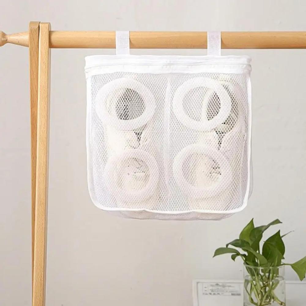 

Anti-deformation Lazy Anti-deformation Shoe Cover Home Supply Washing Shoes Bag білий