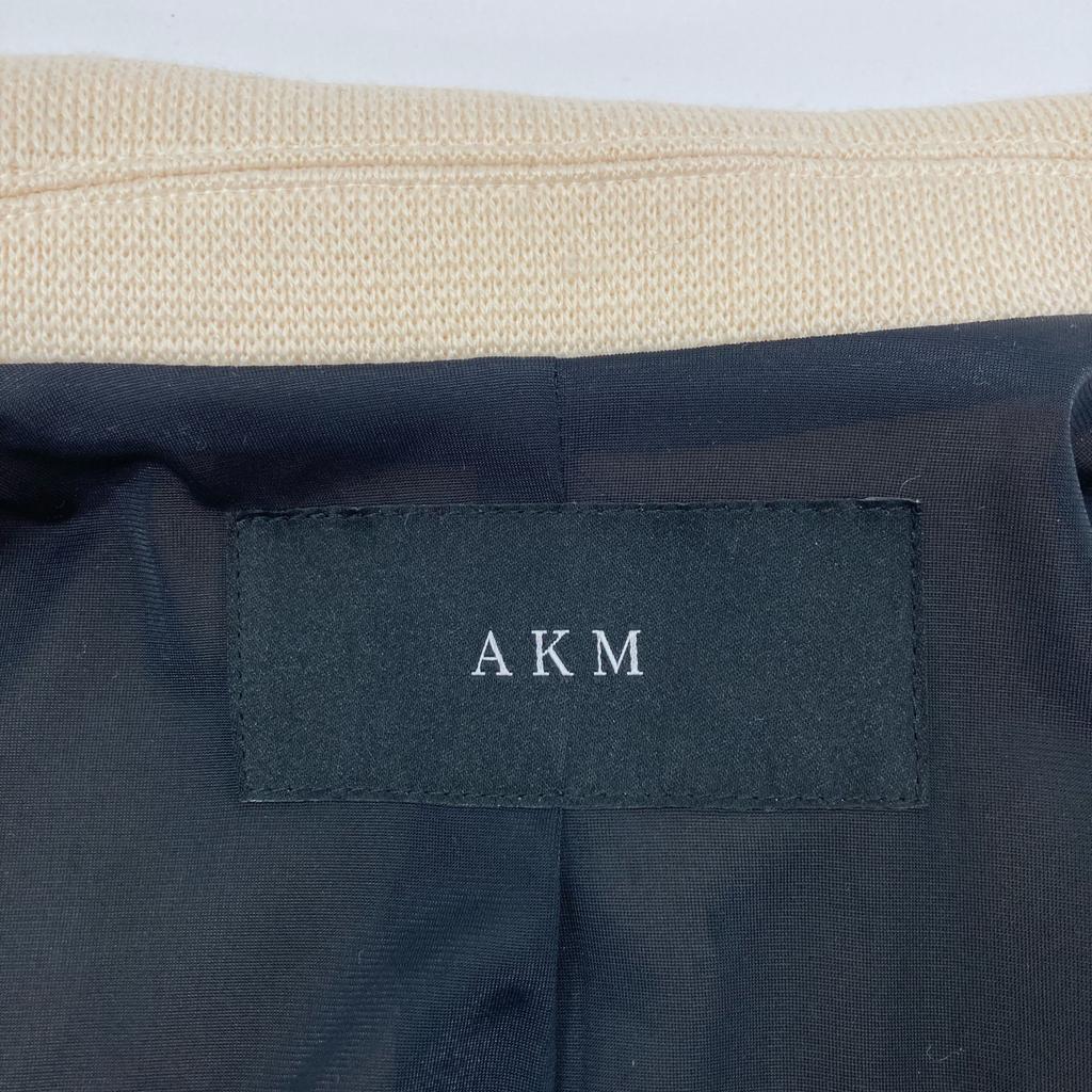 AKM White K070 WOL006 Extra Fine Merino Tailored Jacket Jacket L whiteUsed