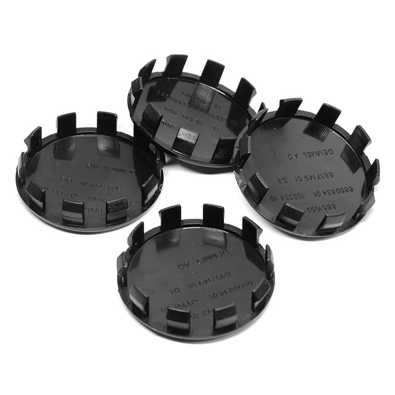 4 adet/grup 56MM HIÇBIR LOGO Siyah Plastik Araba Jant Lastik Jant merkezi poyra kapağı Tekerlek Toz geçirmez Jant Kapağı Kapağı Oto Araba Aksesuarları