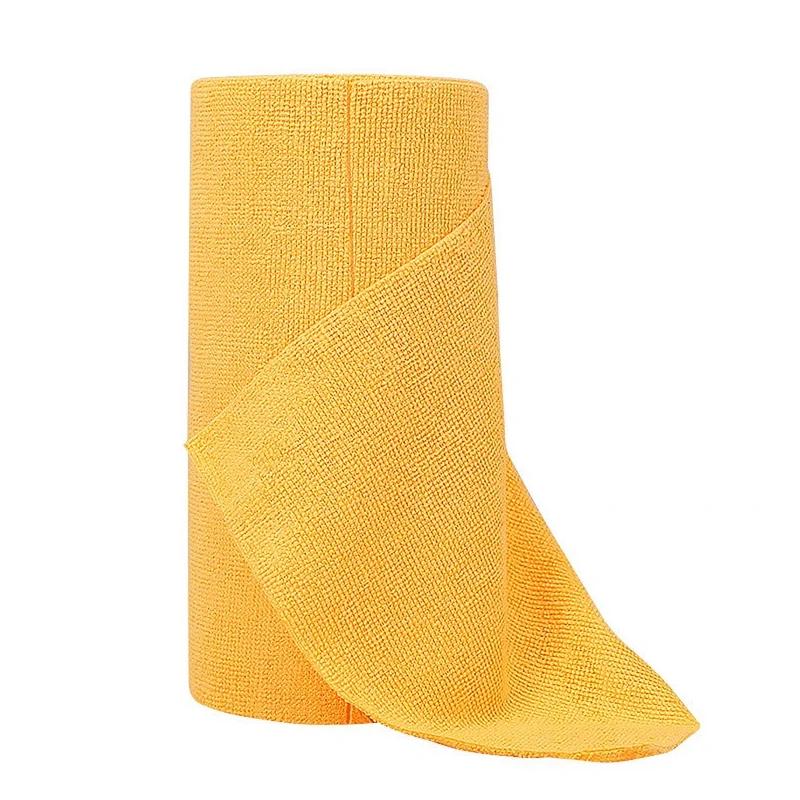 20 Stück/Rolle Wiederverwendbares Reinigungstuch Haushalt Küchentuch Saugfähige Mikrofaserhandtuchrollen Spüllappen Waschpapierhandtuch-Ersatz