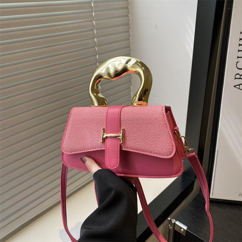 

Новая летняя женская сумка премиум-текстуры, модный дизайн, сумка-мессенджер, сумка на плечо розовый