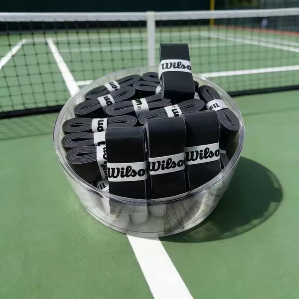30PCS/LOT Wilson Racket Grip, Sticky Badminton Tennis Racket Hand Rubber Sleeve, Tennis Grip Non Slip,Badminton Grip