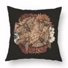 Flower Fox Pillowcase Cushion Animal skull Print Sofa Soft Pillowcase Retro Living Room Bedroom Home Decor Pillowcase