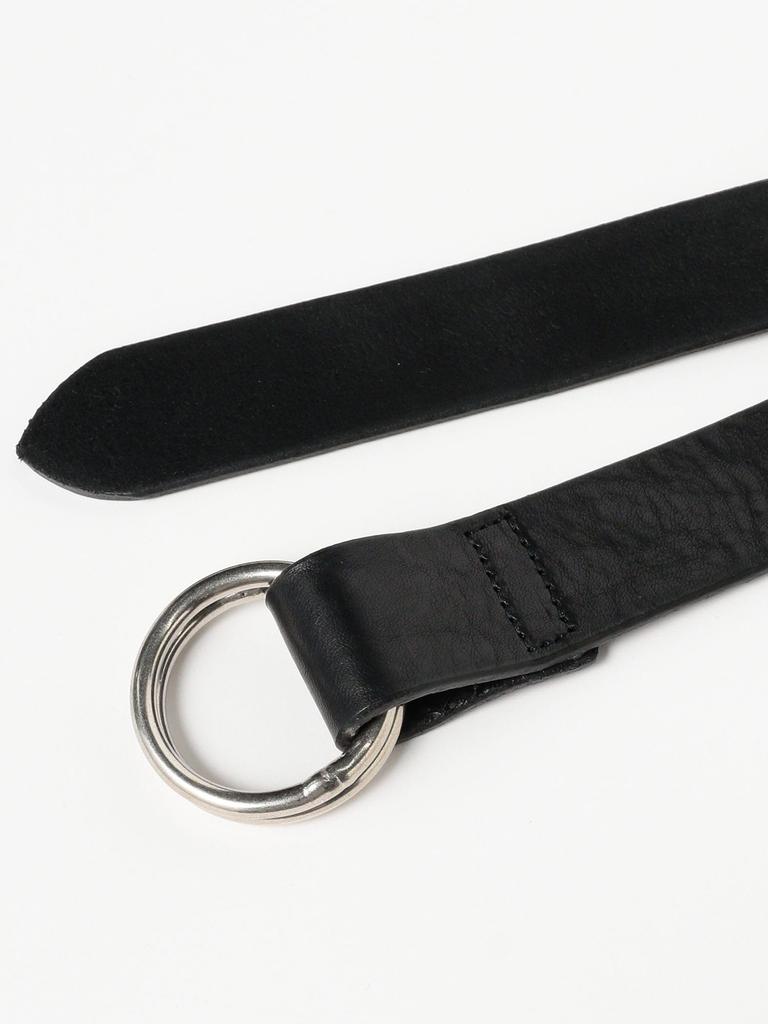 [BEAMS] Leather Belt, Double Ring, Men's, BLACK, Size M, 11520236905