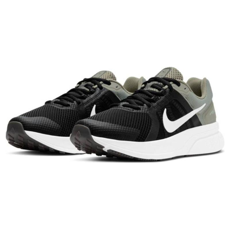 Nike Run Swift 2 Men Low Top Running Shoes Grey Black CU3517-300