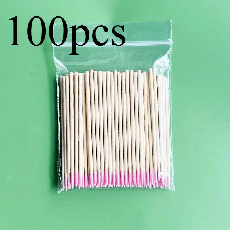 Unscented Cotton Swabs 10cm 3.94in with Precise Pointed Multi-purpose precision wooden swabs Gentle Make-up Removal, and Portable Nail Polish Remover