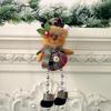 Christmas Ornaments Plush Hanging Decoration Santa Snowman For Christmas Holiday Festivel