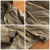 Coat Men's Trench Coat Spring and Autumn Science and Technology Three Anti-storm Jacket Casual Loose Hooded Professional Outdoor Windproof Jacket
