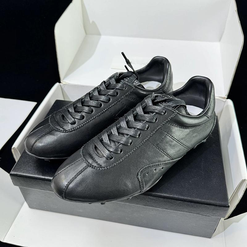 Unisex Genuine Leather Casual Shoes Comfortable Flat Bottom Running Shoes for Women Outdoor Sports Men Designer Style Women's
