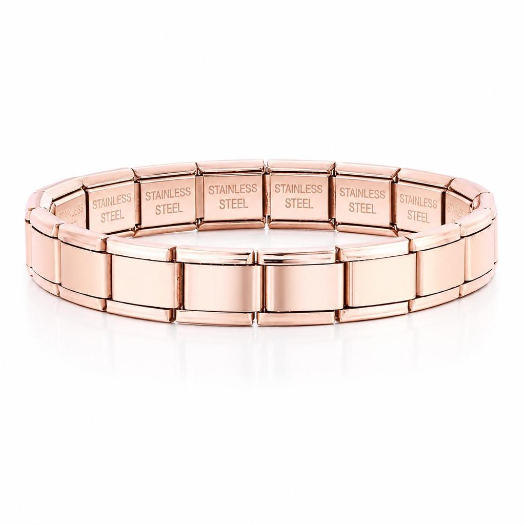 Stainless Steel Engraving Elastic Bracelet - Customizable Versatile DIY Jewelry